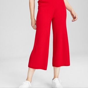 Charter club BNWT Cashmere red ankle trouser  pant